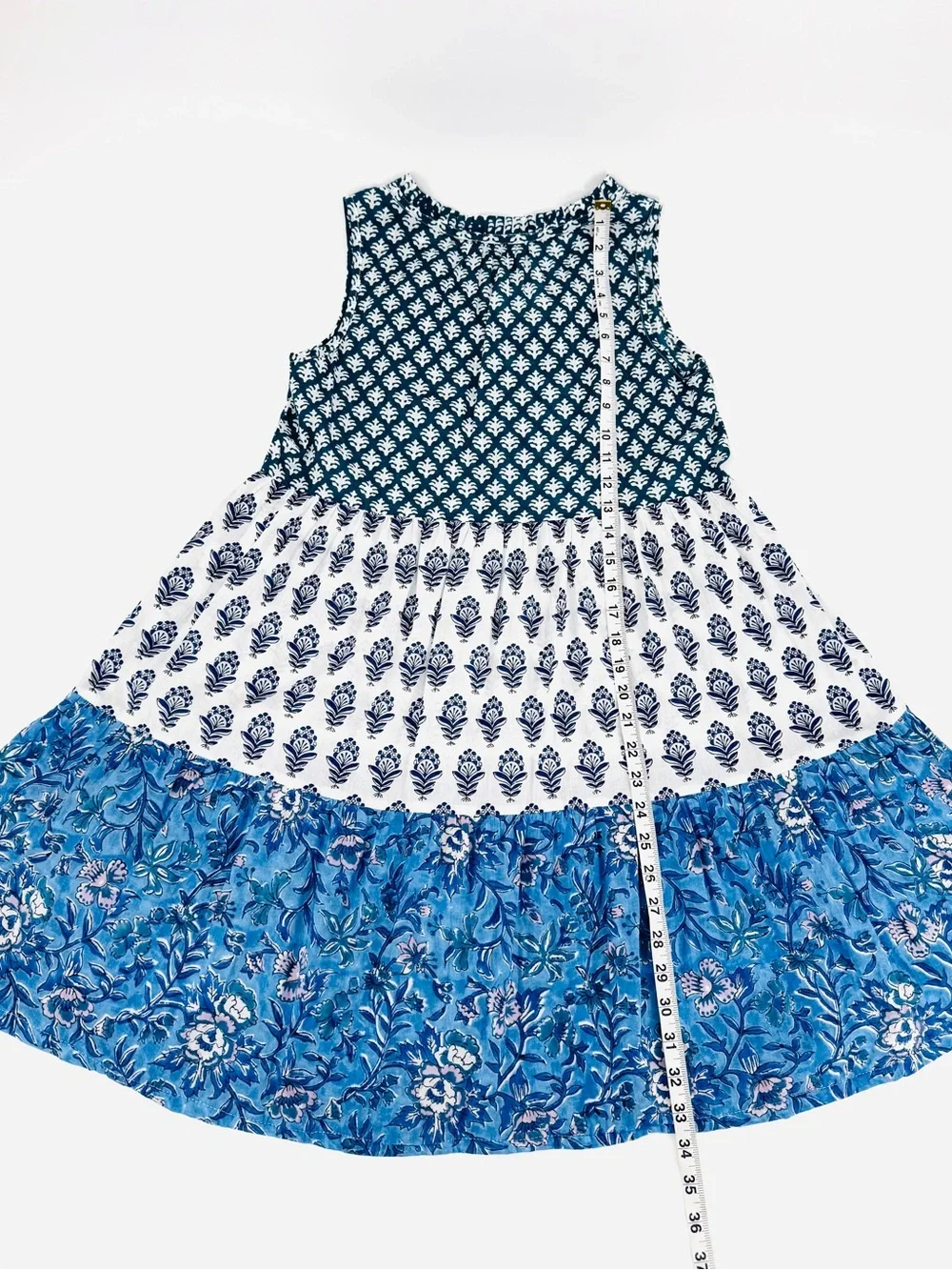TuckerNuck Paloma Tired Mixed Floral Print Swing Dress - Picture 6 of 9